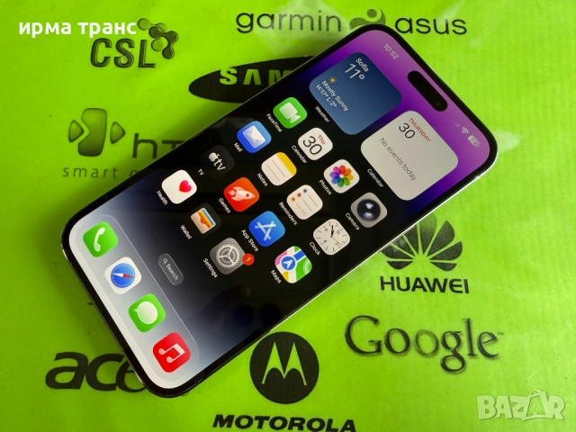 iPhone 14 Pro Max Deep 128gb 100% батерия.Гаранция, снимка 2 - Apple iPhone - 52232646
