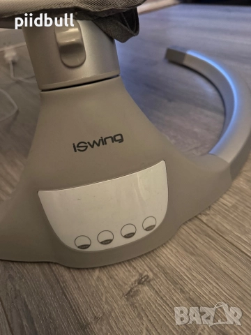 Cangaroo Бебешка електрическа люлка iSwing светлосива, снимка 4 - Други - 52683721