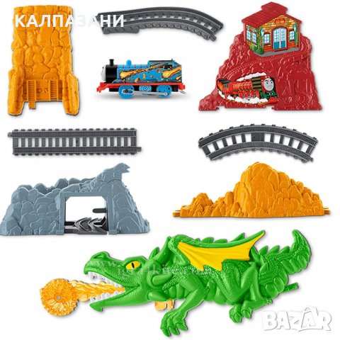FP Игрален комплект Бягство от Дракона Thomas and Friends TrackMaster FXX66, снимка 2 - Влакчета, самолети, хеликоптери - 32640718