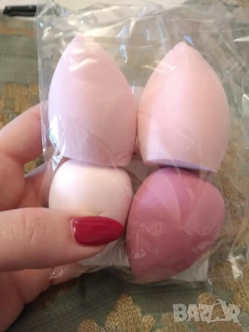 Комплект от 4 бр. тампони за нанасяне на грим  , снимка 2 - Комплекти и лотове - 51802237