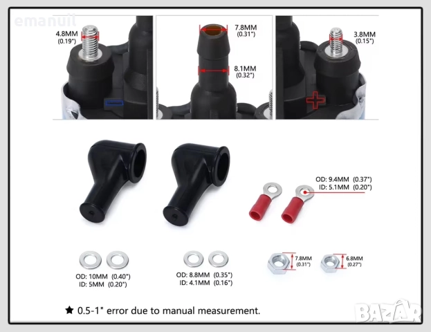 12V 3bar.OEM-038 3-5bar.OEM-044 Външна горивоподкачваща горивна подкачваща помпа, снимка 8 - Части - 49776180