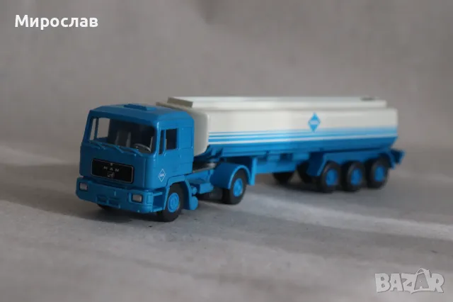 WIKING H0 1/87 MAN ARAL КАМИОН МОДЕЛ КОЛИЧКА ЦИСТЕРНА, снимка 3 - Колекции - 49554222