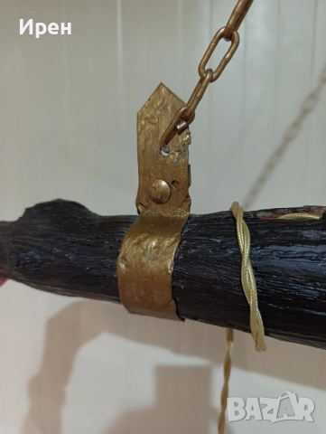 Висяща винтидж лапма , снимка 3 - Антикварни и старинни предмети - 52257712