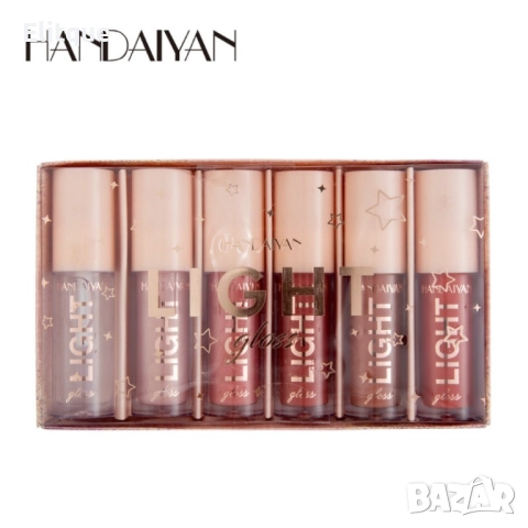 Комплект от 6 броя гланц за устни с цвят, снимка 13 - Други - 52832039