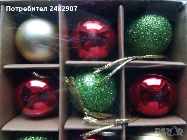 Комплект играчки за елха - 36 бр. , снимка 3 - Декорация за дома - 48308384