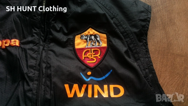 KAPPA AS ROMA Football Club Vest Размер M колекционерски футболен елек 37-64, снимка 4 - Други - 52217203