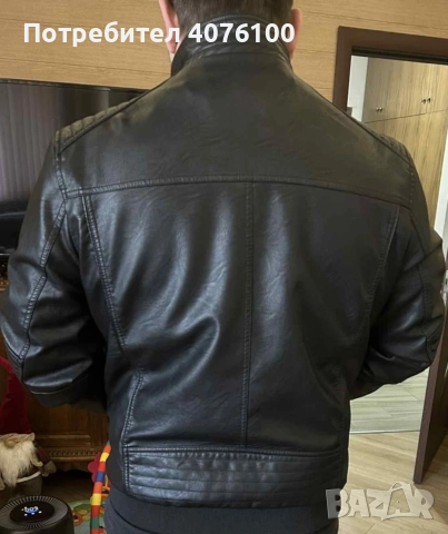 продавам страхотно ново кожено яке от екокожа, снимка 3 - Якета - 45607554