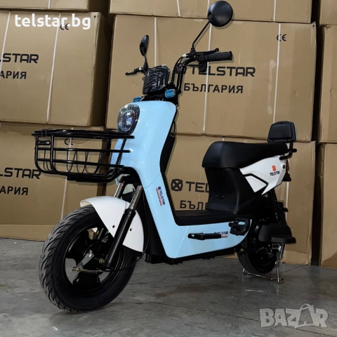 Eлектрически скутер TELSTAR EMAL IDEAL 1500W с двойна седалка и възможност за педали Нов модел 2025,, снимка 3 - Мотоциклети и мототехника - 52426393