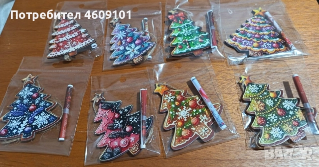 коледни играчки за елха с късметче, снимка 6 - Коледни подаръци - 52777788