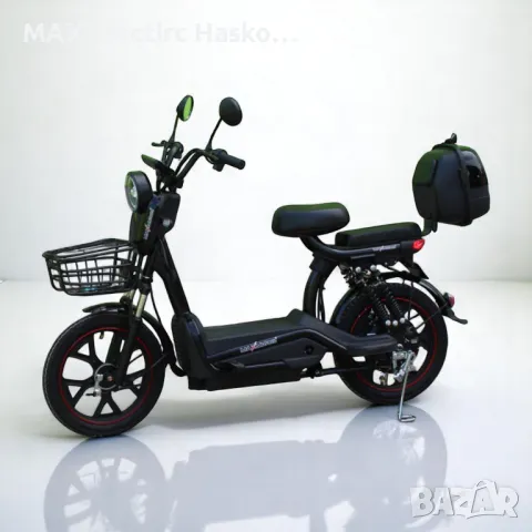 Електрически скутер с педали MaxMotors EBZ 18 750W/48V/20Ah - BLACK