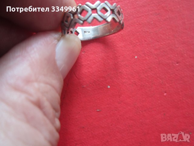 Страхотен сребърен пръстен 925 проба 3, снимка 2 - Пръстени - 36774042
