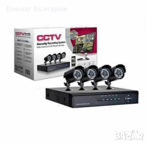 ПРОМО Комплект 4 камери за вътрешно / външно видео наблюдение HD+DVR, снимка 3 - Комплекти за видеонаблюдение - 39810794