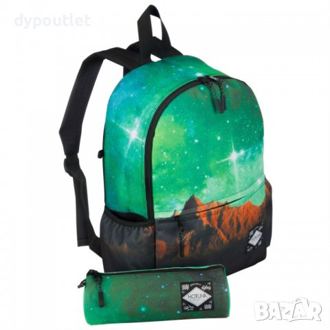 Ученическа раница HOT TUNA GALAXY STAR BACKPACK, размери - 40 x 28 x 14 см.  в Раници в гр. Русе - ID39201941 — Bazar.bg