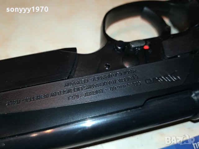 beretta-italy/germany пистолет топчета 1706211148, снимка 15 - Въздушно оръжие - 33245656