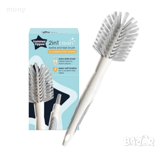 2 Шишета Advanced Anti-colic Tommee Tippee 150 мл + четка за почистване, снимка 5 - Прибори, съдове, шишета и биберони - 52406284
