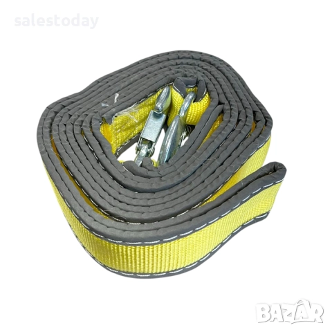 Колан за теглене, Светлоотразителен, 6Тона, 4Метра, снимка 4 - Аксесоари и консумативи - 41754828