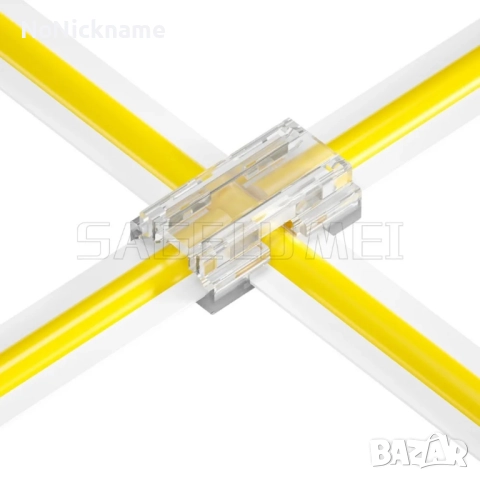 10бр. 2-пинов COB конектор за LED лента 8в1 за PCB LED лента с ширина 8мм L/T/X форма, снимка 10 - Лед осветление - 52610949