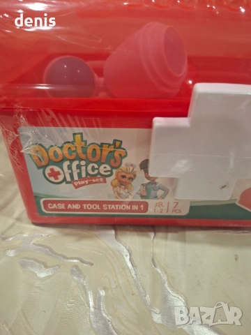 Детски комплект за игра с куфар с лекар - червен, снимка 9 - Образователни игри - 52868632