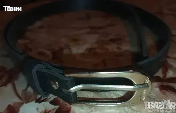 Нов Елегантен Дамски Колан Изцяло от Естествена Кожа 110см. 