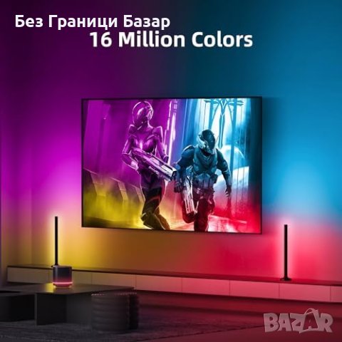 Нови Гейминг RGB Ленти 30CM Смарт Управление Музикален Режим, снимка 5 - Други - 43666678