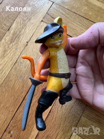 Играчка от Макдоналдс котарака в чизми от Шрек, снимка 2 - Други - 50970159