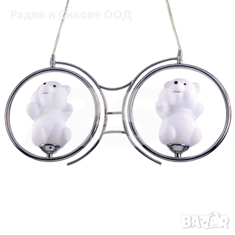 Полилей RS 91516 CR-2H WT 2XE27 (313084), снимка 1