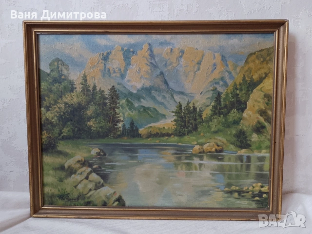 Маслена живопис пейзаж, снимка 4 - Картини - 53582002