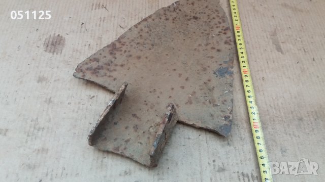 масивен кован възрожденски лемиш, рало, плуг , снимка 14 - Антикварни и старинни предмети - 38015272