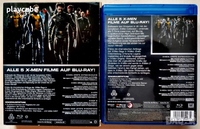 X-MEN - 5 Movie Collection - 5 Blu-Ray (5 диска), снимка 6 - Blu-Ray филми - 51704073