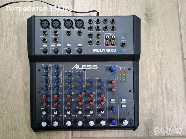 пулт Alesis multi mix 8, снимка 1 - Ресийвъри, усилватели, смесителни пултове - 48369564