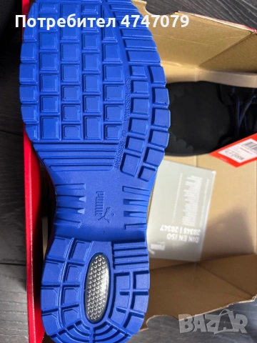 Работни обувки PUMA Krypton Blue MID S3 ESD SRC, снимка 3 - Други - 53601643
