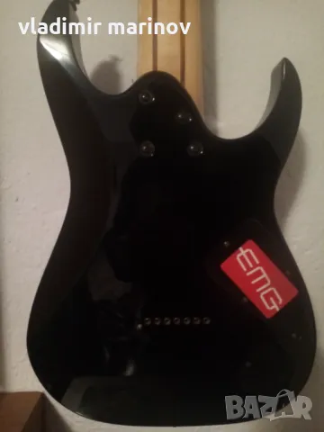 8 струнна електрическа китара Ibanez RG8L Black  за лява ръка, снимка 6 - Китари - 48198210