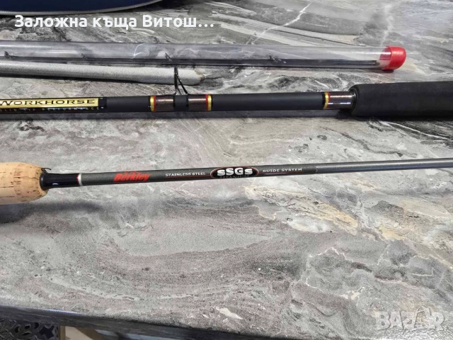 Комплект Въдици за риболов 3 броя въдици стойка и калъф, снимка 13 - Въдици - 53338554