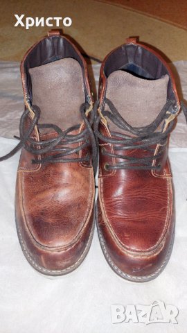 Обувки от естествена кожа ZIGN, снимка 2 - Мъжки боти - 43402116