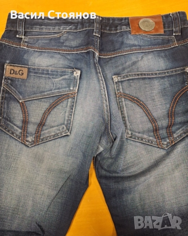 DOLCE & GABBANA - мъжки оригинални дънки - размер L, снимка 7 - Дънки - 52225658