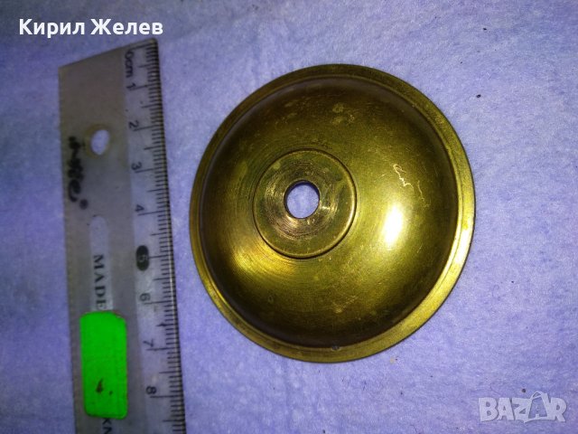 СТАР БРОНЗОВ ЕЛЕМЕНТ КАПАЧЕ За РЕСТАВРАЦИЯ ЧАСТИ ДЕКОРАЦИЯ 41316, снимка 6 - Други ценни предмети - 43804098