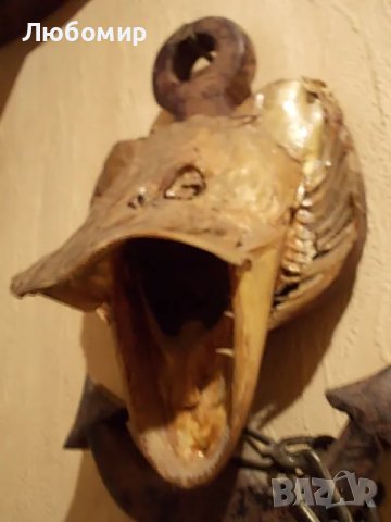 Стар риболовен трофей, снимка 9 - Антикварни и старинни предмети - 49878398