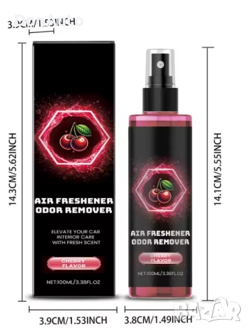 Спрей ароматизатори - 100 мл, снимка 3 - Аксесоари и консумативи - 51634245