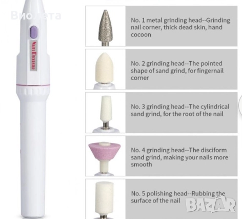 Комплект за професионален маникюр и педикюр, снимка 4 - Продукти за маникюр - 52512217