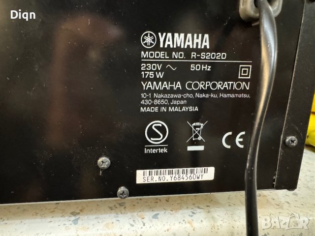 Yamaha R-S202D Bluetooth , снимка 6 - Ресийвъри, усилватели, смесителни пултове - 43823760