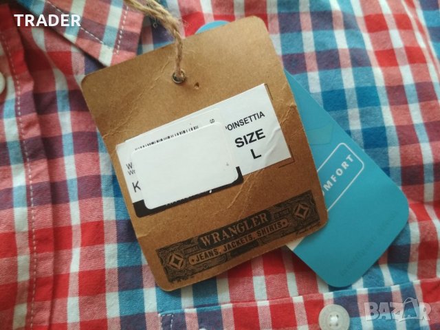 Мъжка риза с къс ръкав WRANGLER нова с етикет, снимка 15 - Ризи - 22237852