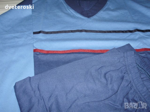 Мъжка пижама с дълъг ръкав 3ХЛ , снимка 2 - Бельо - 26938959