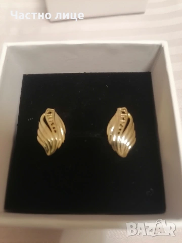 Нови дамски обеци със златно покритие , снимка 2 - Обеци - 53196132