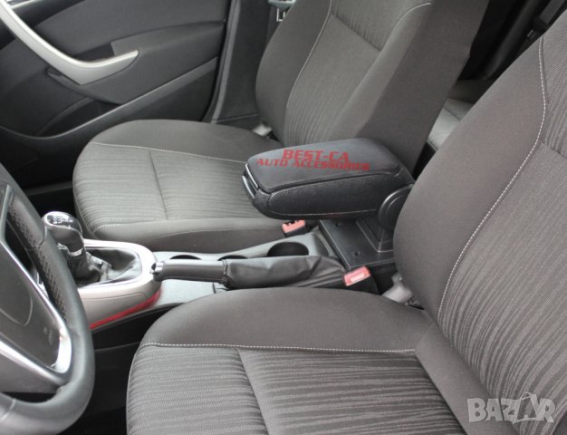 Кожен черен подлакътник за Опел Астра Ж / Opel Astra J 2009-2015, снимка 6 - Аксесоари и консумативи - 43772497