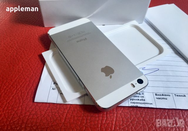 Apple iPhone 5S бял 16Gb Фабрично отключен Айфон телефон, снимка 8 - Apple iPhone - 36957685