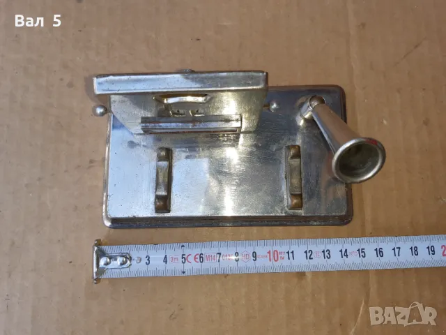 Стар настолен метален датник , календар Германия DRGM, снимка 5 - Антикварни и старинни предмети - 50084484