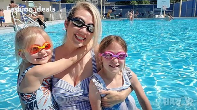 Нови Детски регулируеми очила за плуване 6-14 години UV защита, снимка 3 - Водни спортове - 39866760