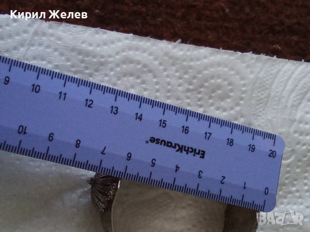 Старинна гривна филигранна 52781, снимка 5 - Гривни - 53530634