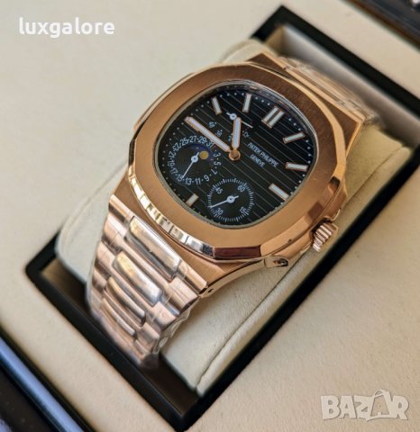 Мъжки часовник Patek Philippe Nautilus Moonphase 5712 с автоматичен механизъм, снимка 3 - Мъжки - 43675473