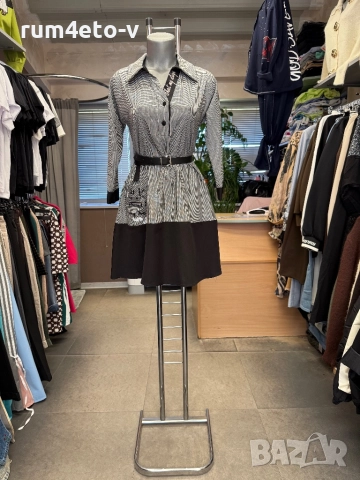 Кокетна рокля пепит 